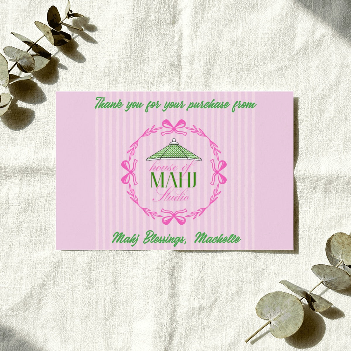 Shut the Mahj Up Mahjong Mat 31.5"x31.5" (Ship Rolled up)