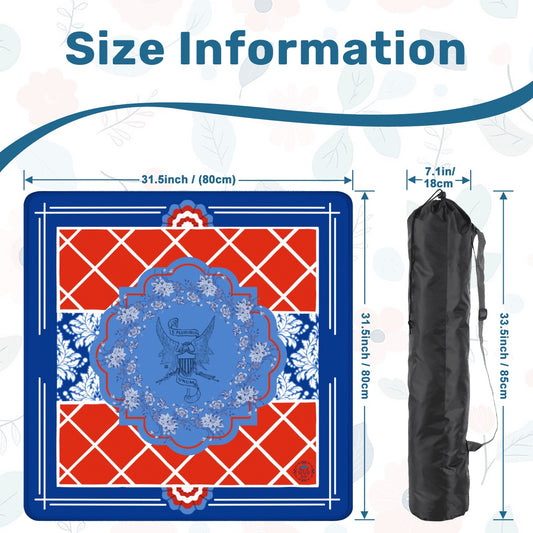 One Nation Mahjong Mat 31.5"x31.5" (Ship Rolled up)