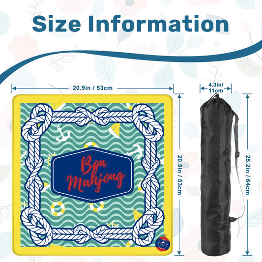 Bon Mahjong Mahjong Mat 20.9"x20.9" (Ship Rolled up)