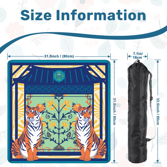 Royale Palace Mahjong Mat 31.5"x31.5" (Ship Rolled up)