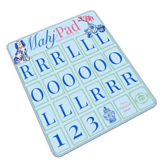 Chinoiserie MahjPad Practice Mahjong Mat