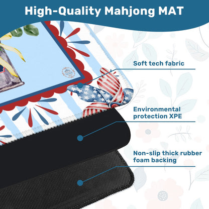 Good Ol' USA Mahjong Mat 31.5"x31.5" (Ship Rolled up)