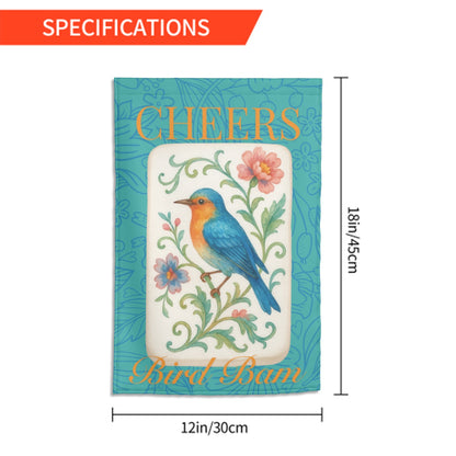 Cheers Bird Bam Mahjong Garden Flag