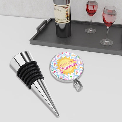 Mahj Girl Summer Wine Bottle Stopper