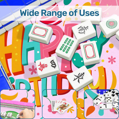 Let's Eat Cake Mahjong Mat 31.5"x31.5" (Ships Rolled up)