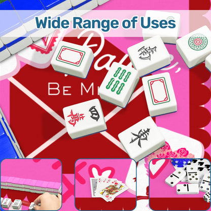 Pause, Be Mine Valentine Mat 31.5"x31.5" (Ship Rolled up)