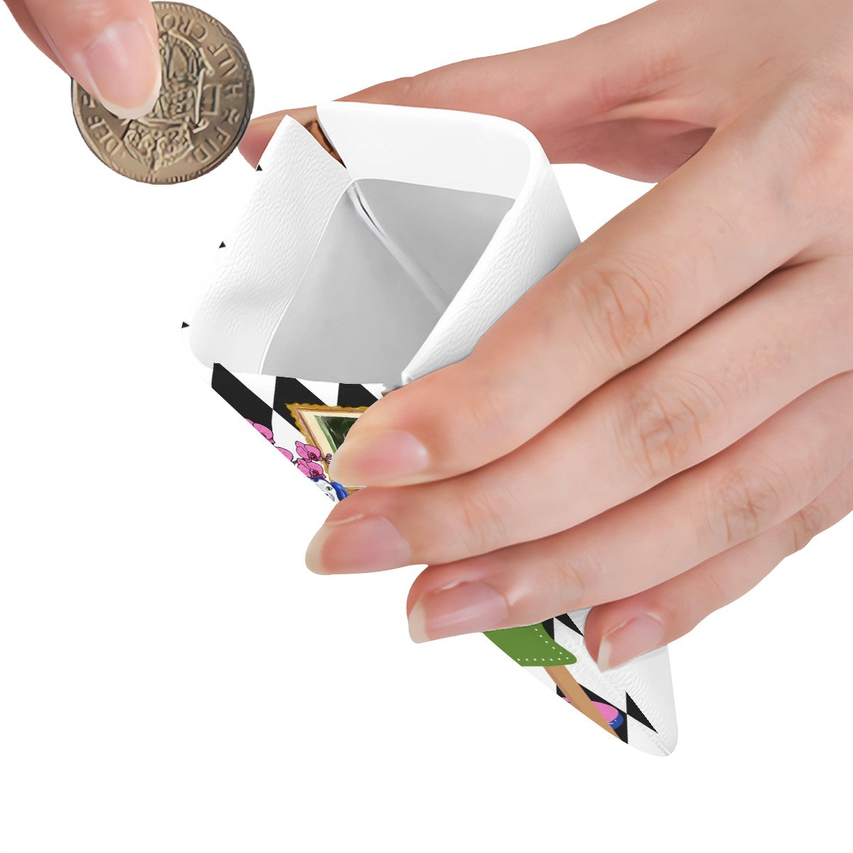 Mahj On w/ Dogs Dice/Coin Bag