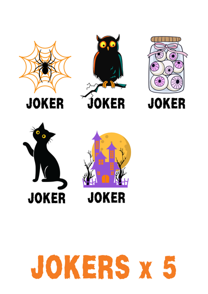 Spooky Mahj Halloween Tile Set/Mat Bundle