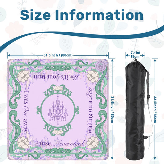 Dearest Mahjer Mahjong Mat 31.5"x31.5" (Ship Rolled up)