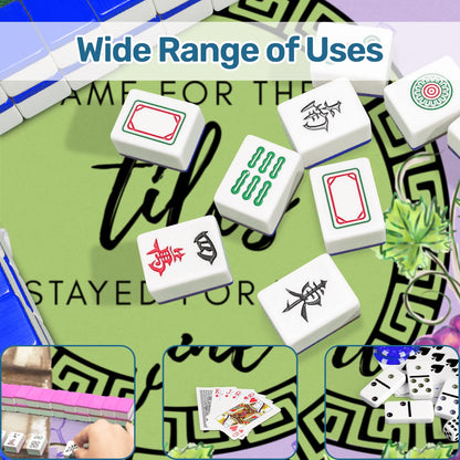Stayed for the Wine Mahjong Mat 31.5"x31.5" (Ship Rolled up)