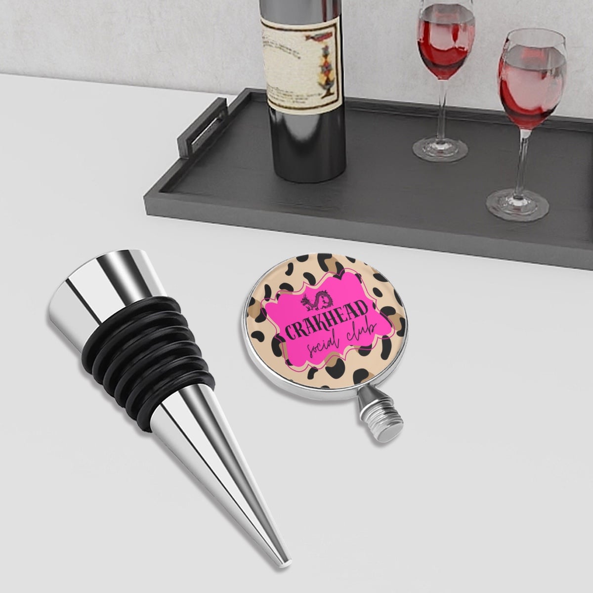 Crakhead Wine Bottle Stopper