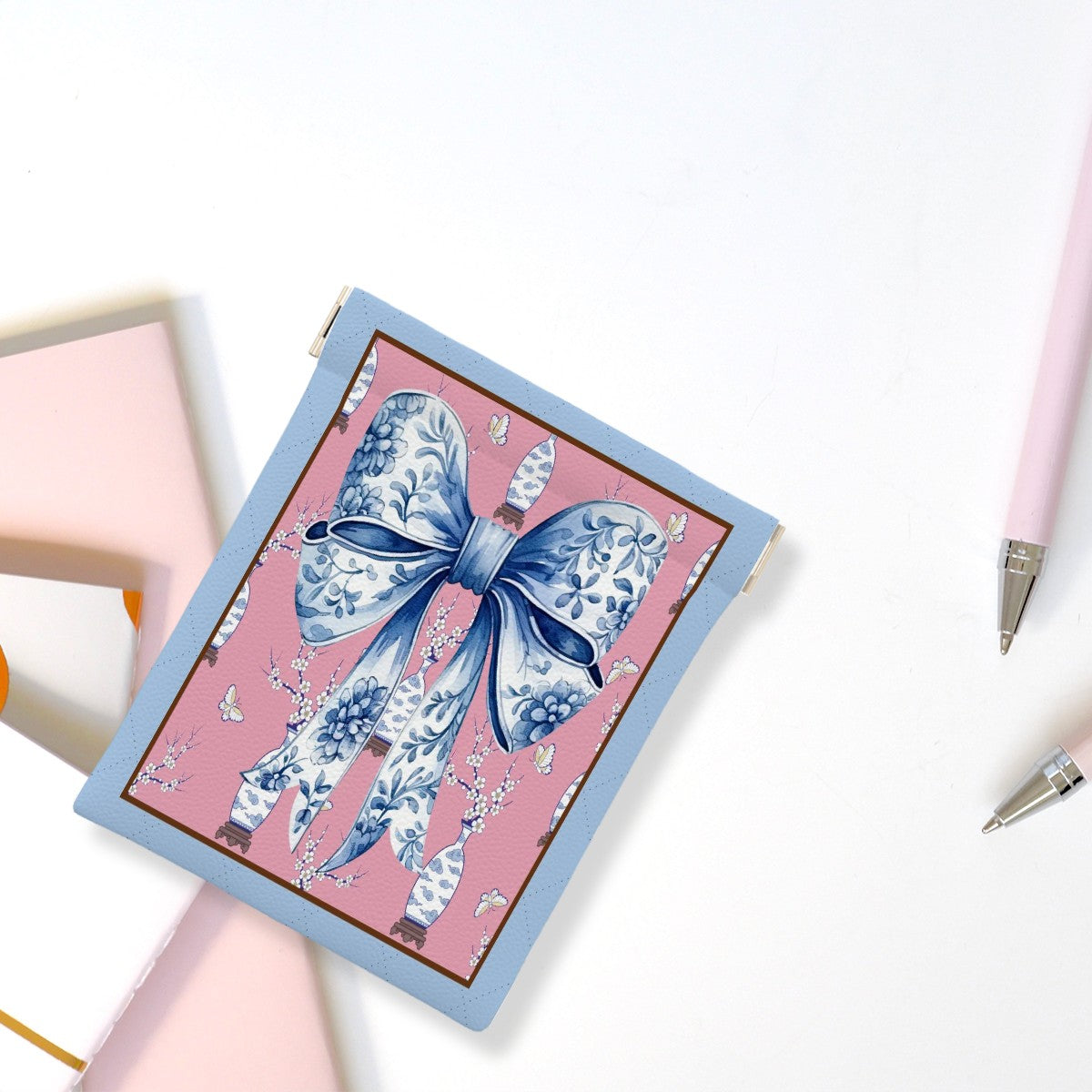 Chinoiserie Bow Mahjong Dice/Coin Bag