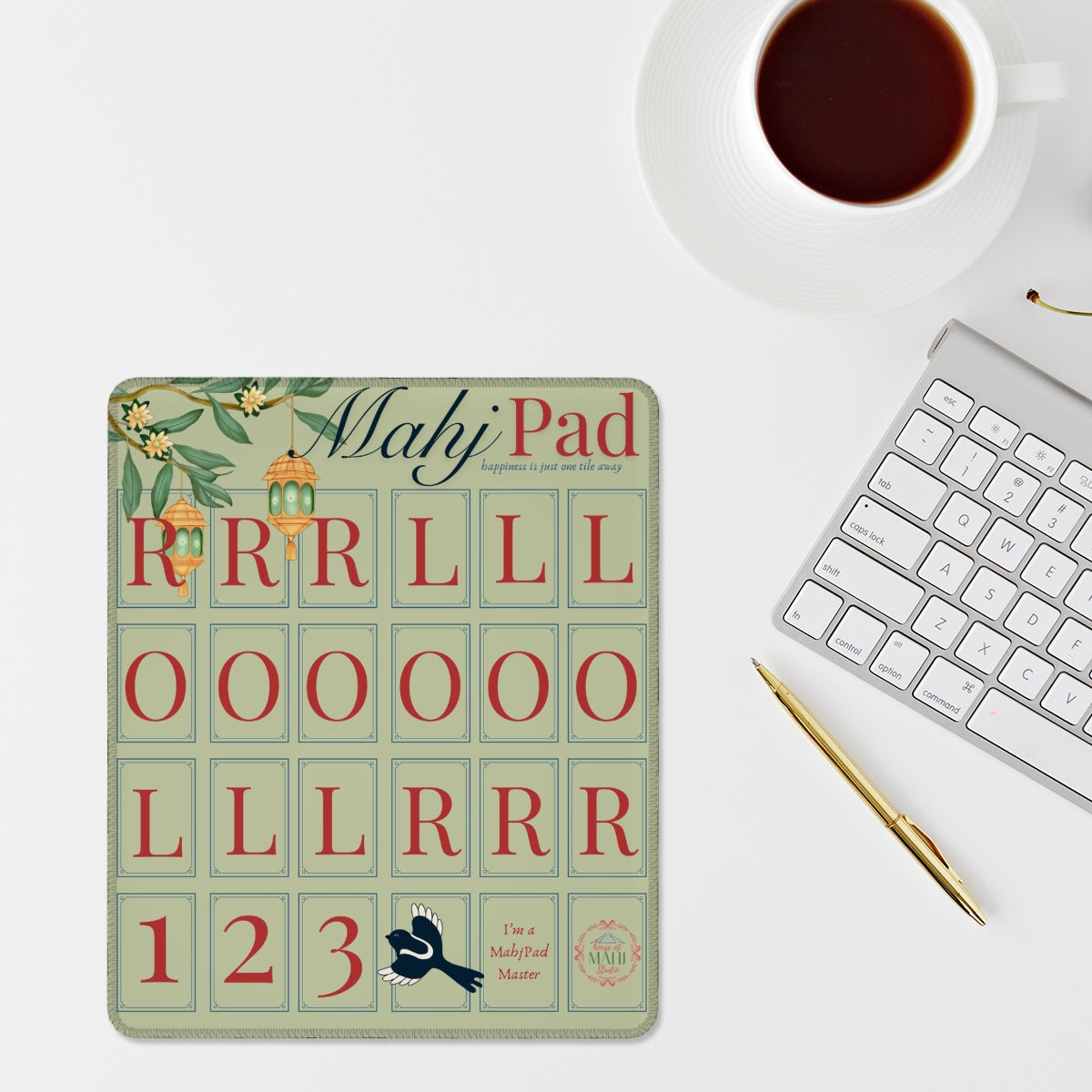 Merry Magpie MahjPad Mahjong Practice Mat