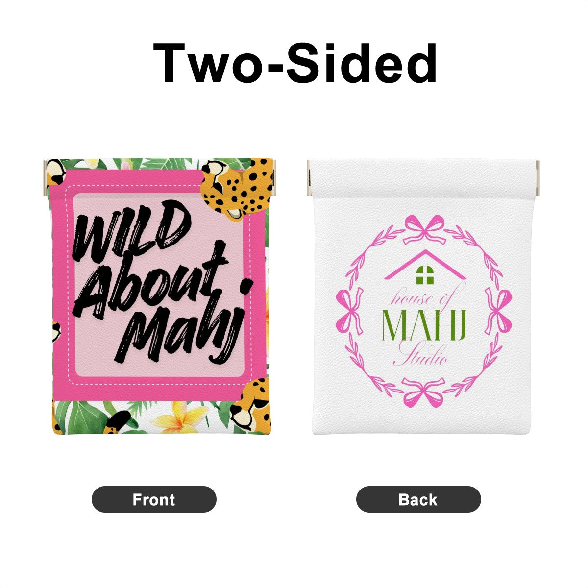 Wild About Mahj Mahjong Dice/Coin Bag
