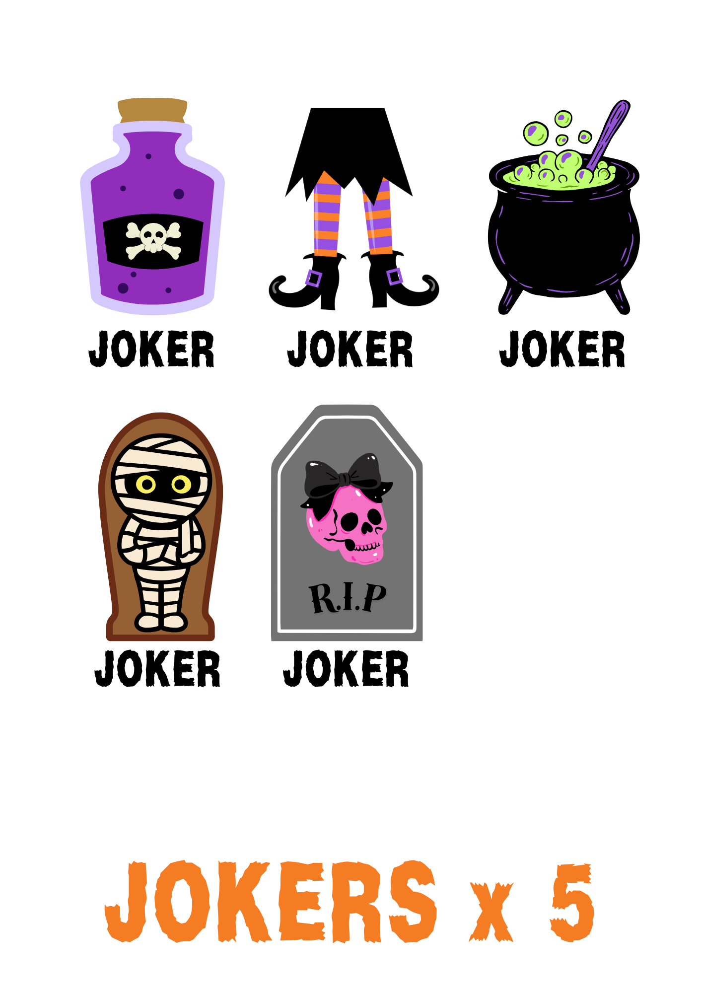 Spooky Mahj Halloween Tile Set/Mat Bundle