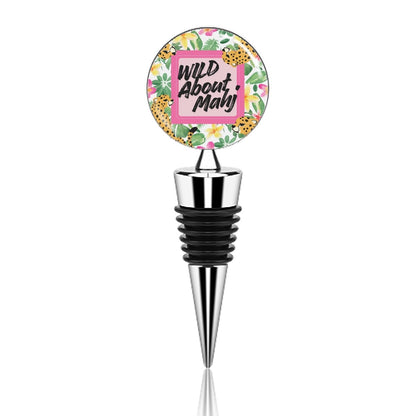 Wild About Mahj Wine Bottle Stopper