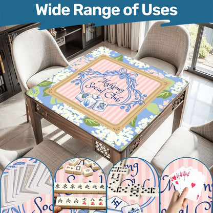 Mahjong Social Club Mahjong Mat 31.5"x 31.5" (Ships Rolled up)