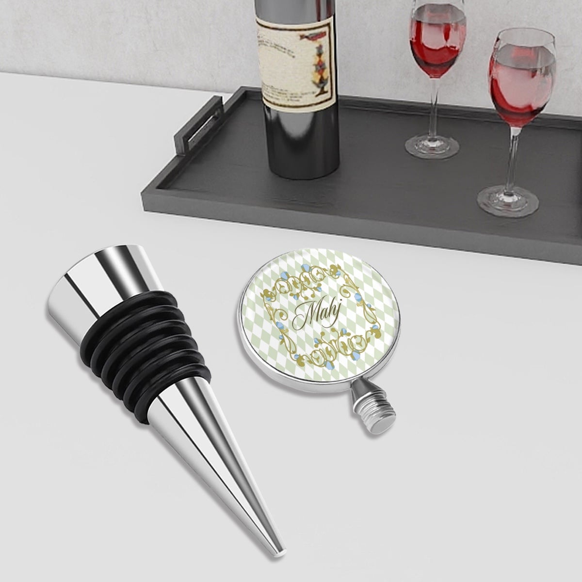 Mahj Wine Bottle Stopper