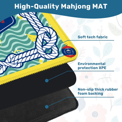 Bon Mahjong Mahjong Mat 20.9"x20.9" (Ship Rolled up)