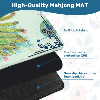 Queen of the Tiles Mahjong Mat 31.5"x 31.5" (Ships Rolled up)