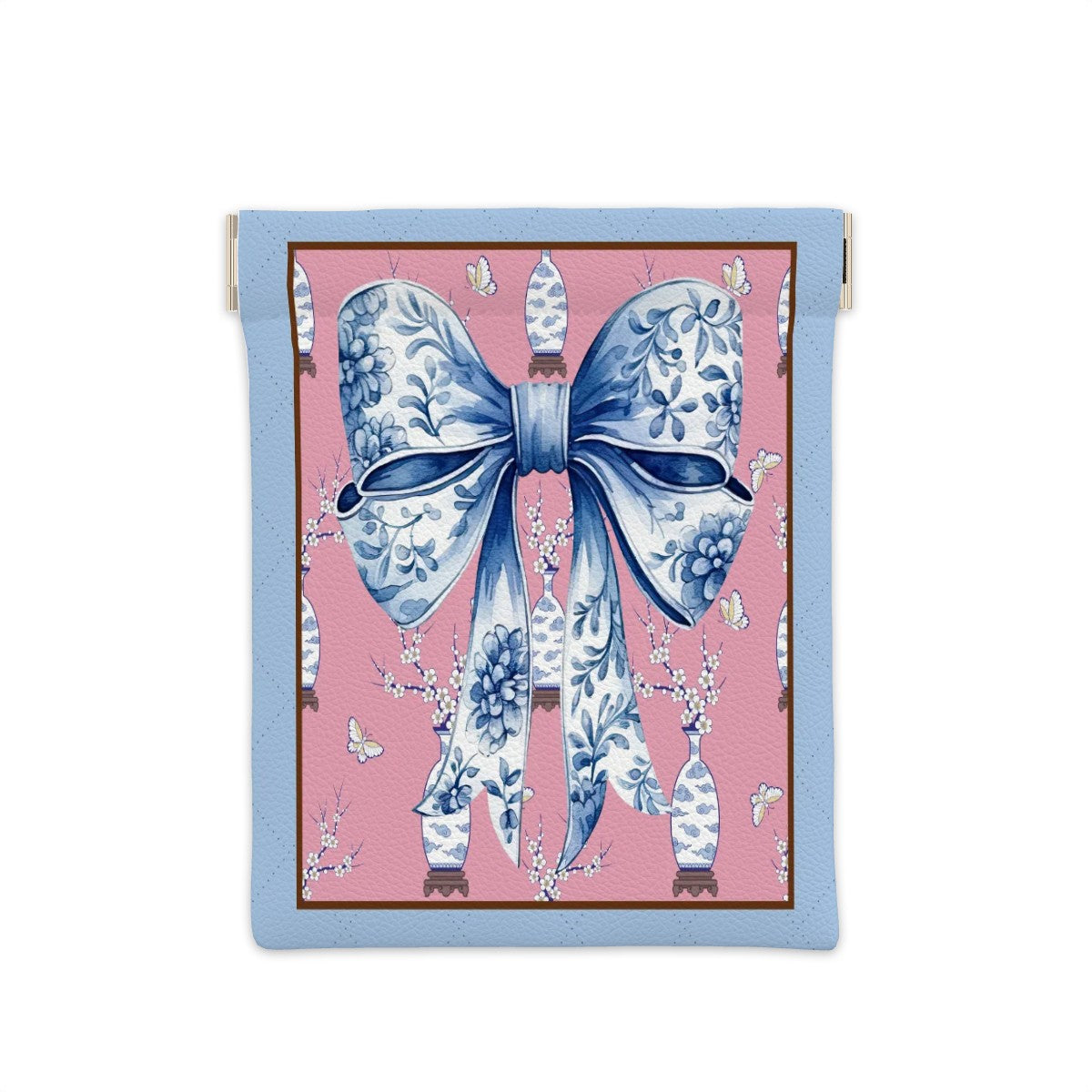 Chinoiserie Bow Mahjong Dice/Coin Bag