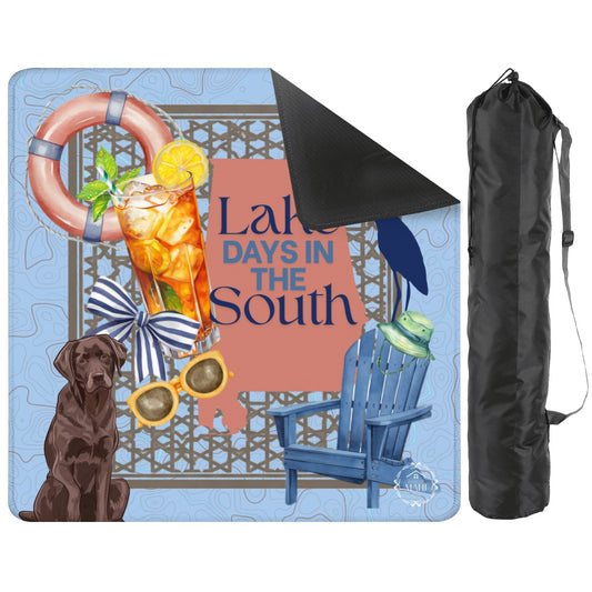 Lake Days Mahjong Mat 31.5"x31.5" (Ship Rolled up)