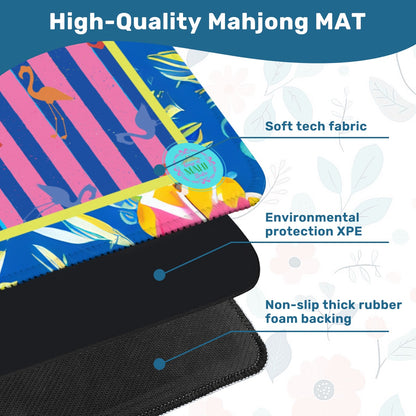 Bam Good Time Mahjong Mat 31.5"x31.5" (Ship Rolled up)