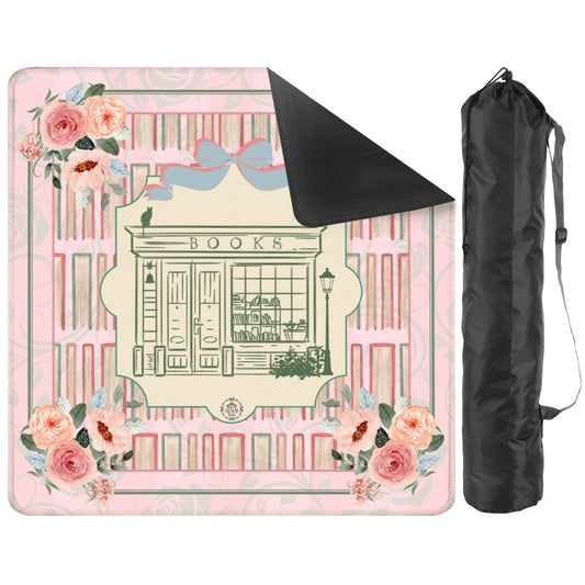 Books and Bams Mahjong Mat 31.5"x31.5" (Ship Rolled up)