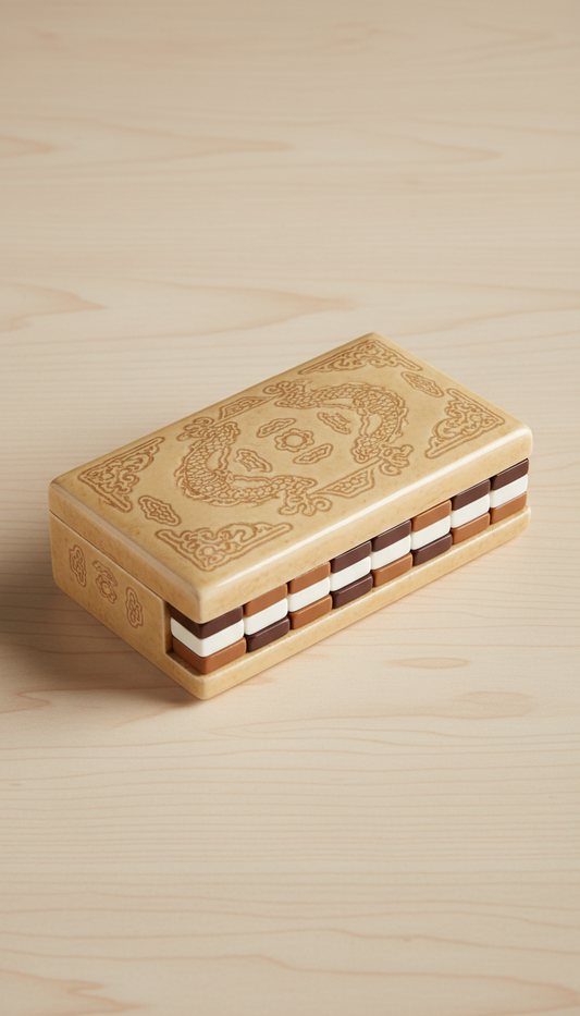 Lacquered Case with Embossed Details