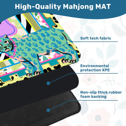 Shut the Mahj Up Mahjong Mat 31.5"x31.5" (Ship Rolled up)