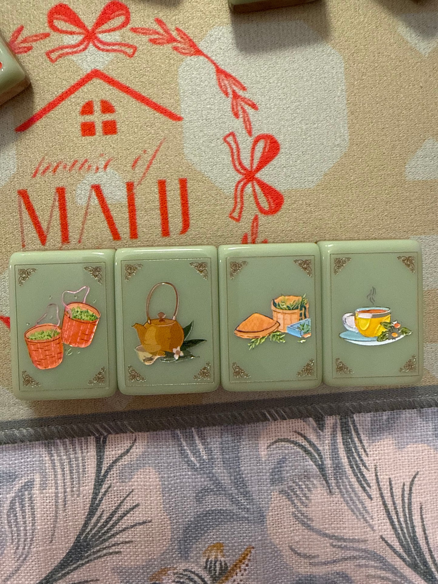 "Magpie" Tile Set/Mat Bundle
