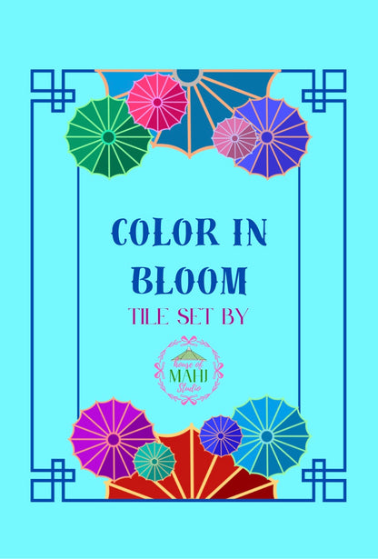 COMING SOON---Color in Bloom Tile Set