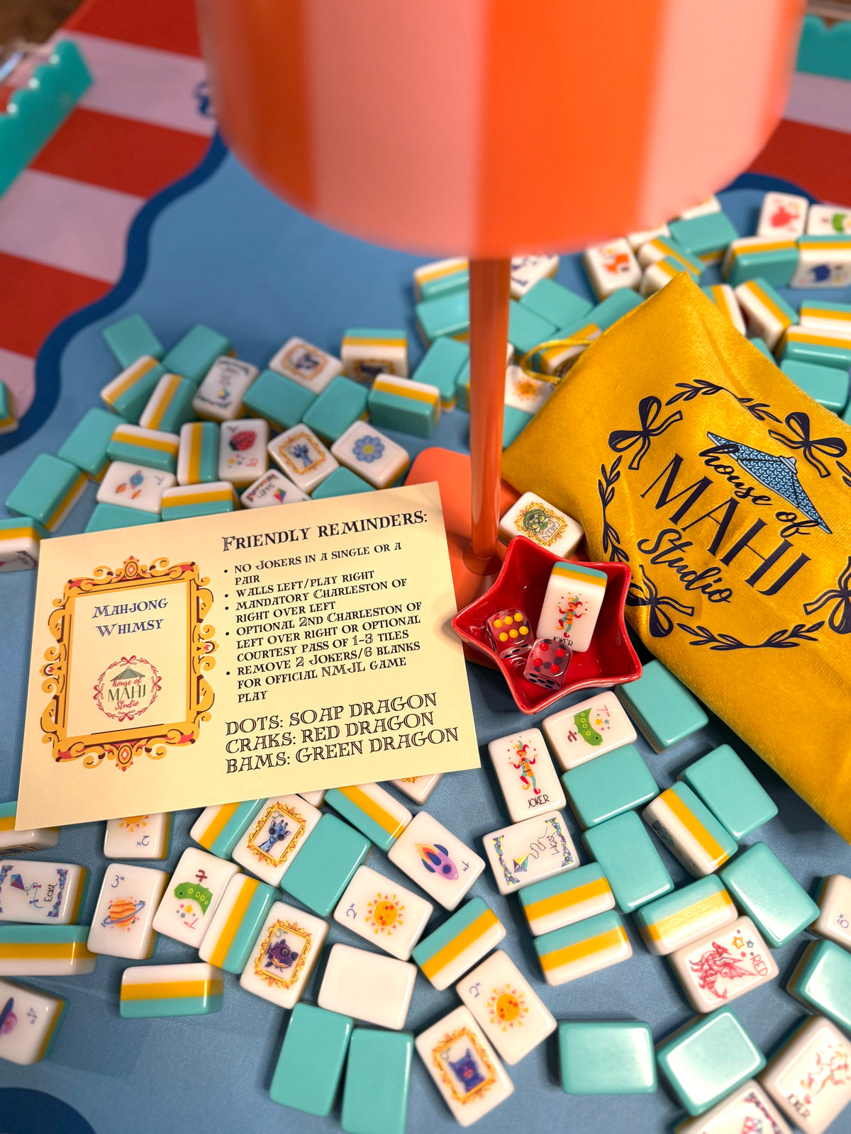 NEW! Mahjong Whimsy Tile Set