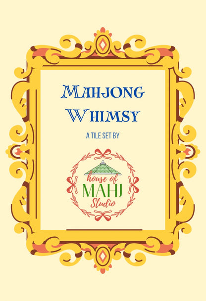 ARRIVING 9/26---Mahjong Whimsy Tile Set