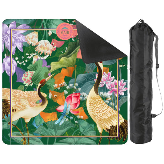 Tropical Paradise Mahjong Mat 31.5"x31.5" (Ship Rolled up)