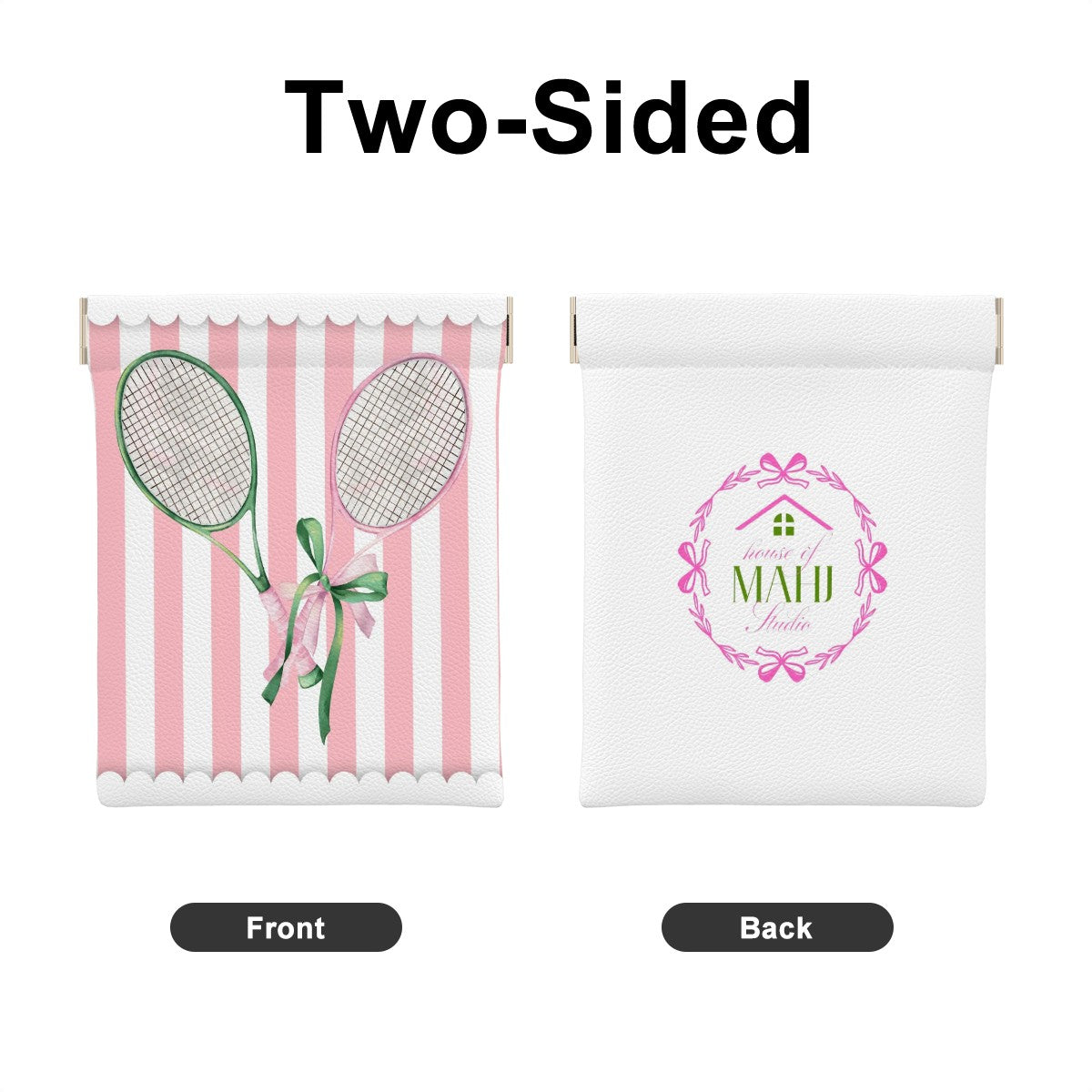 Tennis Mahjong Dice/Coin Bag