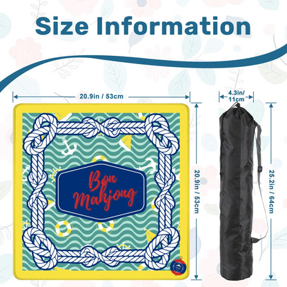 Bon Mahjong Mahjong Mat 20.9"x20.9" (Ship Rolled up)
