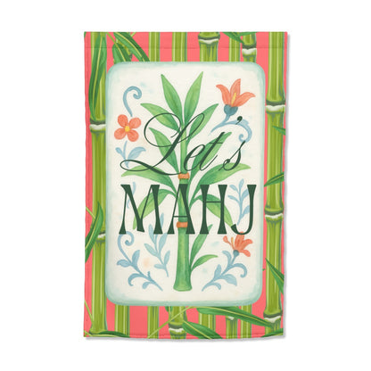 Let's Mahj Mahjong Garden Flag