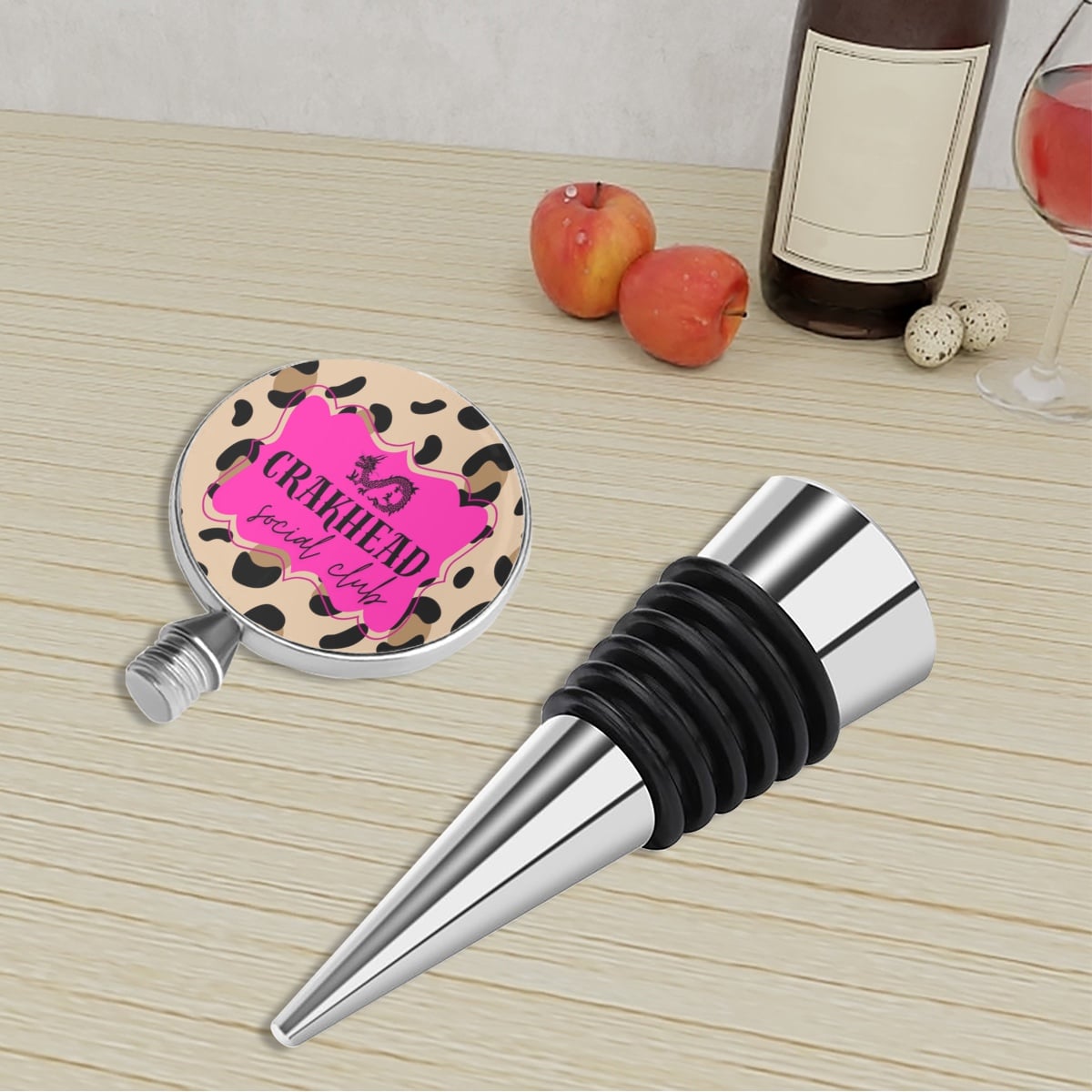 Crakhead Wine Bottle Stopper