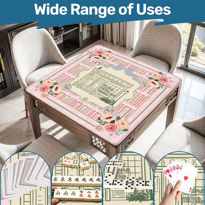 Books and Bams Mahjong Mat 31.5"x31.5" (Ship Rolled up)