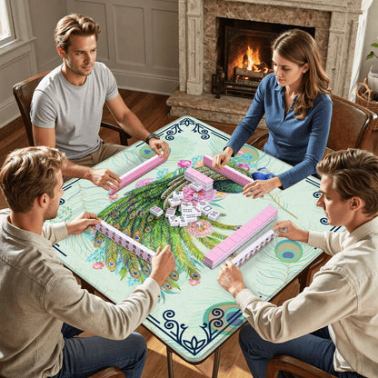 Queen of the Tiles Mahjong Mat 31.5"x 31.5" (Ships Rolled up)