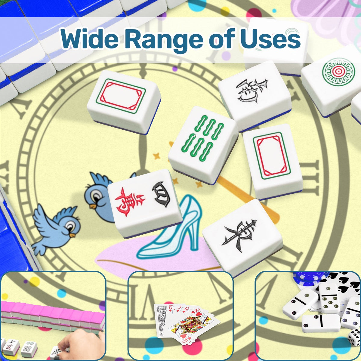 Magical Mahjong Mat 31.5"x31.5" (Ship Rolled up)