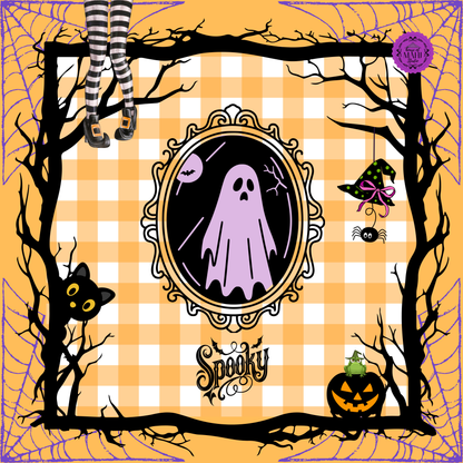 Spooky Mahj Halloween Tile Set/Mat Bundle